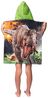 Jurassic World Badeponcho für Kinder Hochwertiger Frottee aus 100 % Baumwolle Bild 3