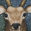 Teppich Weihnachtsmotiv ⌀ 140 cm EREGLI Bild 5