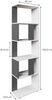 Raumteiler Anthrazit/Weiß 45 x 162.6 cm Vicco Bild 3