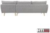 HTI-Living Ecksofa Modernes Ecksofa mit Ottomane rechts, Stück 1 Teile, Polsterecke mit Kissen Bild 3