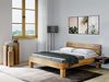 Möbel-Eins CURBY 4-Fuß-Bett mit Kopfteil, Material Massivholz, rustikale Altholzoptik, Fichte vintage 200x200 cm Standardhöhe Bild 2
