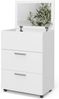 Schminktisch Hanna Weiß 65.8 cm mit 2 Schubladen Vicco Bild 4