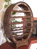 DanDiBo Weinregal Holz Stehend Weinfass 24 Flaschen Braun Flaschenregal Flaschenhalter Fass Bild 4