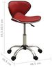 vidaXL Friseur Rollhocker Weinrot Kunstleder [323679] Bild 2