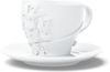 TV TASSE Henkeltasse große Kaffeetasse TALENT Tasse Porzellan weiß Fiftyeight Products Ludwig van Beethoven Bild 2