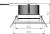 Deko Light COB 94 RGBW Einbaustrahler LED weiß-matt 710lm 3000K >80 Ra 60° Modern Bild 2