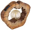 2er Set LED Solarleuchte, Baumscheibe, Holzoptik, L 30,5 cm Bild 5