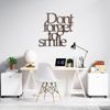 dekoratives Wandaccessoire aus Metall, 'Rusty Dont Forget For Smile', 70 x 0,15 x 67, Antiquität Bild 4