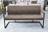 riess-ambiente Sitzbank LOFT 160cm taupe / schwarz (Einzelartikel, 1-St), Esszimmer · Microfaser · Metall · Industrial Bild 3