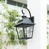 Lindby Außen-Wandleuchte Mertollio, Metall, Schwarz IP43, 1 x 60 W Bild 3