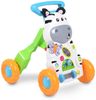 Moni Laufwagen kleines Zebra SL83007 klappbar Melodien Schiebegriff verstellbar blau Bild 2