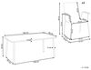 Gartenmöbel Set 4-Sitzer CARAVINO Hellbeige Metall Bild 3