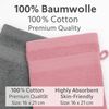 Betz Waschhandschuh 10 Stück Premium 16x21 cm Farbe altrosa und anthrazit, (10-St) Bild 2