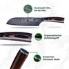 Küchenkompane Messer-Set Messerset asiatisch mit magnetischer Holzleiste - Shiburu Küchenmesser (2-tlg) Bild 5