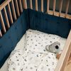 Babybettwäsche 100x140 cm - Original von Leander passend für Leander, Linea und Luna Babybett - Farbe: dusty blue Bild 5