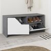 Dmora Schuhregal Maelstrom 105 x 37 x 47 cm Grau 8 Paar 2 Böden Bild 4
