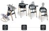 BabyGO Levels Hochstuhl-Set Kinderhochstuhl schwarz mit Bouncer Bild 5