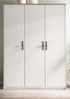 Kleiderschrank Emma in weiß Pinie Landhaus 138 x 192 cm Bild 2