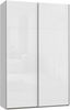 FORTE Schwebetürenschrank Fittio, Made in Europe, 2 Schiebetüren, modernes Design Höhe 2,35 mtr, stehende Montage Bild 4