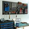 CCLIFE Lochwand Werkzeugwand Lochwand Metall Werkzeuglochwand Dreiteilig, 4 Stk, mit 34 Haken Bild 4