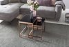 Wohnling PARIS' Design Satztisch, Couchtisch 2er Set, Glas Kupfer Bild 4
