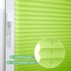 bobodeco Plissee ohne Bohren Klemmfix Faltrollo Jalousie Grün 35x130 cm (BxH), Plisseerollo Sichtschutz und Sonnenschutz Blickdicht Easyfix lichtdurchlässig Rollo für Fenster & Tür Bild 2