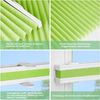 bobodeco Plissee ohne Bohren Klemmfix Faltrollo Jalousie Grün 35x130 cm (BxH), Plisseerollo Sichtschutz und Sonnenschutz Blickdicht Easyfix lichtdurchlässig Rollo für Fenster & Tür Bild 3