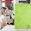 bobodeco Plissee ohne Bohren Klemmfix Faltrollo Jalousie Grün 35x130 cm (BxH), Plisseerollo Sichtschutz und Sonnenschutz Blickdicht Easyfix lichtdurchlässig Rollo für Fenster & Tür Bild 4