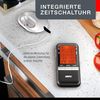 GEFU 21850 Digitaler Funk-Bratenthermometer HÄNDI mit Timer zum Garen und Braten - via Funk bis zu 20 Meter Reichweite, 9 x 12,5 x 7 cm Bild 4