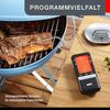 GEFU 21850 Digitaler Funk-Bratenthermometer HÄNDI mit Timer zum Garen und Braten - via Funk bis zu 20 Meter Reichweite, 9 x 12,5 x 7 cm Bild 3