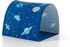 Spielbett Pino mit Textilset Vorhang und Tunnel "Astro", Kiefer massiv natur Bild 4