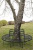 Rundbank XXL D-200cm aus Metall Bank Baumbank Sitzbank Gartenbank Schmiedeeisen Bild 3