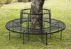 Rundbank XXL D-200cm aus Metall Bank Baumbank Sitzbank Gartenbank Schmiedeeisen Bild 4