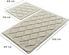 Badteppich Set 2-teilig beige Bild 2