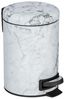 WENKO ONYX Kosmetikeimer 3 Liter, Marmor Bild 3