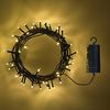 Lights4fun LED-Lichterkette 2x 50er LED Lichterkette warmweiß batteriebetrieben Bild 2