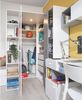 Lomadox Kleiderschrank SEATTLE-133 begehbar, 135x135cm, in Beton/weiß Bild 4