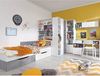 Lomadox Kleiderschrank SEATTLE-133 begehbar, 135x135cm, in Beton/weiß Bild 5