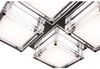 LED Deckenlampe, 4-flammig, Metall Glas, chrom, L 28 cm Bild 5