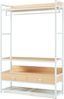 Garderobenständer Isen 180x120x40 cm Eicheoptik/Weiß [en. casa] Bild 3