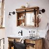 Mirabeau Waschbeckenschrank Spiegelschrank Taylors Island braun Bild 5