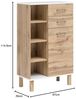 Schildmeyer Highboard 147623 Wido, Eiche Landhaus Dekor/weiß, 114,5 x 67 x 35 cm Bild 3