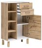 Schildmeyer Highboard 147623 Wido, Eiche Landhaus Dekor/weiß, 114,5 x 67 x 35 cm Bild 4