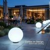 esotec LED Gartenleuchte Solarkugel, multicolor 7 Farben, D=50cm Außenleuchte winterfest 102612, LED fest integriert Bild 2
