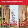 LouMaxx Hakenleiste Holz aus Kiefer mit 4 Holzhaken – Wandgarderobe Holz - Garderobe Kinder - Garderobe Holz - Kleiderhaken Holz zur Wandbefestigung aus Nicht behandeltem Kiefernholz Bild 3