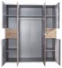 Kleiderschrank Vegas Schlafzimmerschrank 183 x 58 x 210 cm Graphit 6-türig Bild 4