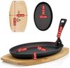 BBQ-Toro Servierpfanne Gusseisen Servierpfännchen mit Holzbrett (6x), 27 x 18 cm - oval, Gusseisen (Set), Gusseisen Servierpfännchen-Set mit Holzbrett Bild 4
