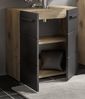 moebel-dich-auf Waschbeckenunterschrank VAIL Breite 60 cm, Viking Oak/ Schwarz Bild 4