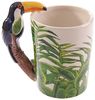 Puckator Tasse Tukan 3D Kaffeebecher mit Tukan als Griff aus Keramik Bild 4