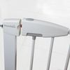 Munchkin Easy Lock Tür-/ Treppenschutzgitter mit Druckbefestigung, 73 - 79 cm, erweiterbar auf 114 cm mit Verlängerung, Metall, weiß Bild 4